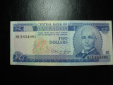 BARBADOS 2 DOLLARS 1980 MAI RARA