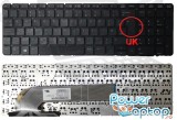 Tastatura HP ProBook 450 G2 layout UK fara rama enter mare, ProBook 455 G1 layout UK fara rama enter mare