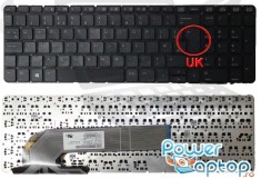 Tastatura HP ProBook 721953 B31 layout UK fara rama enter mare, ProBook 768787 B31 layout UK fara rama enter