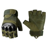 Cumpara ieftin Manusi tactice militare IdeallStore&reg;, Total Survivor, protectii articulate, nylon, marime L, kaki