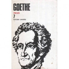 Johann Wolfgang von Goethe - Opere 7 - Proza - 101509