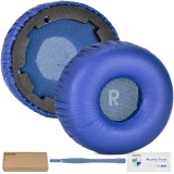 Set 2 Bureti Casti JBL Tune 670NC/660NC/600BTNC/600BT On-Ear Albastru - Spuma Memorie, Piele Ecologica