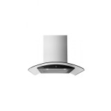 Hota decorativa HDCH-MD650GIX, 60 cm, design T-shape, 650 m3/h putere maxima, 4 trepte de viteza, 1 motor, control Touch, Inox