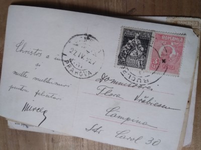 Ilustrata circulatie Romania Regele Carol I Prahova Pitesti foto