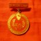 Insigna Semicentenar UTC , h=5cm , metal si email
