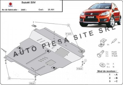 Scut metalic motor Suzuki SX4 fabricat incepand cu 2006 APS-25,161 foto