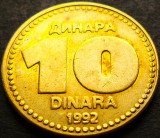 Cumpara ieftin Moneda 10 DINARI / DINARA - YUGOSLAVIA, anul 1992 *cod 3248 C, Europa