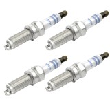 Set 4 bujii scanteie Bosch pentru Hyundai i10, Kia Picanto, Rio, Suzuki Ertiga
