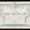 ROMANIA - 100 lei - 1904 , tip 1 . Data rara de emisie