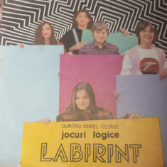 JOCURI LOGICE - LABIRINT DUMITRU VIOREL - GEORGE , grafica VASILE MANEA