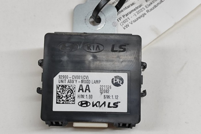Modul de control far KIA EV6 CV 2023 OEM: 92900-CV001CV,92900-CV001 21737969