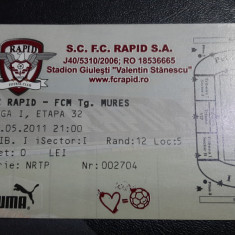Bilet Rapid - FCM TG. Mures