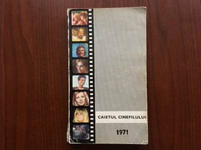 CAIETUL CINEFILULUI 1971 acin casa filmului film cinema actori filme ilustrata foto