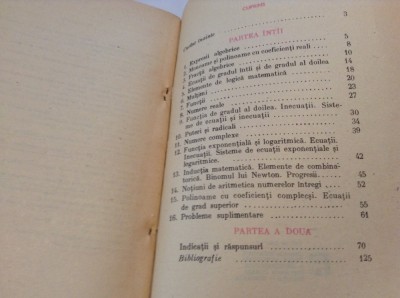 Probleme de algebra,Gh.Boja-RF13/0 foto