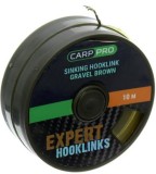Fir Textil CARP PRO Sinking Hooklink, Gravel Brown, 15lbs, 10m