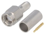 Mufă SMA Tată Drept 50&Omega; Crimpat Lipire Cablu PTFE RG58C/U