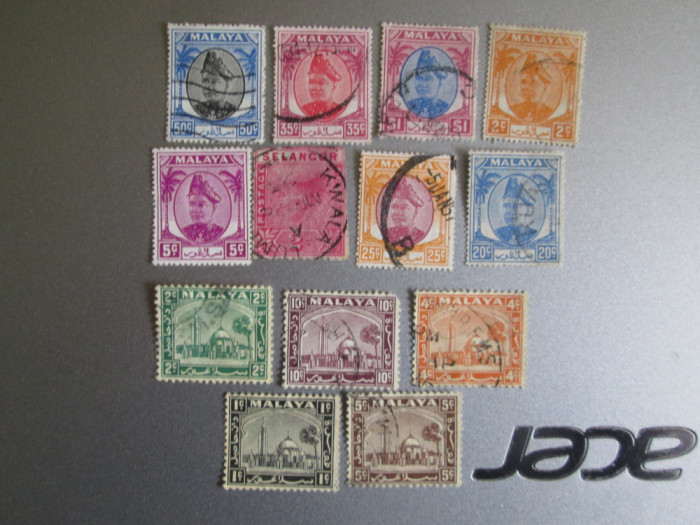 MALAYA SERIE STAMPILATA=209