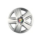 Set 4 capace roti Cu Inel Cromat Esprit R16 Compatibil Cu Alfa Romeo, Autohelix MSA