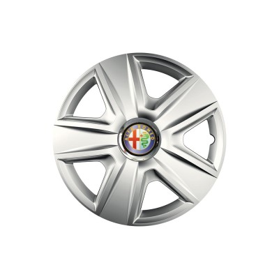 Set 4 capace roti Cu Inel Cromat Esprit R16 Compatibil Cu Alfa Romeo foto