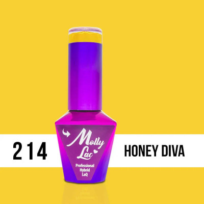 MOLLY LAC UV/LED Obsession - Honey Diva 214, 10ml foto