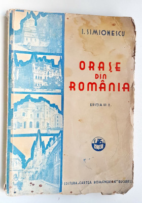 E373-I-I. SIMIONESCU- ORASELE DIN ROMANIA IASI 1929-80 poze ilustratii-reclame. foto