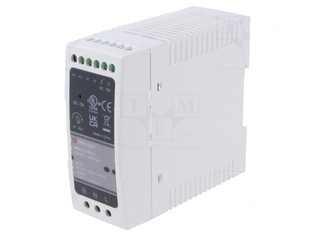 Alimentator pulsatoriu pentru şină DIN 40W 12VDC 3,33A - Model SilverWave