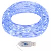 VidalXL Instalație luminoasă 400 micro LED-uri albastru 8 funcții 40 m, vidaXL
