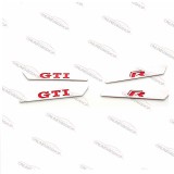 Insertie cu inscriptie gravata GTI/R-line pt scaune OEM