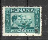 LP92 1931 Efigia celor trei regi serie completă obliterată, Stampilat