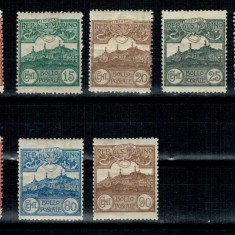 San Marino 1921/1923 - Uzuale, serie nestampilata incompleta