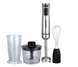 Mixer vertical Heinner HHB-DC1000SSBK , 1000w, viteza variabila + turbo, tel, Tocator, Negru cu insertii inox