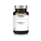 Power Health Platinum Range D-Vit 3 Vitamina pentru &Icirc;ntărirea Sistemului Imunitar &amp; Sănătatea Oaselor 5000iu 60 Tablete