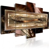 Cumpara ieftin Tablou - Gold thread 200x100 cm