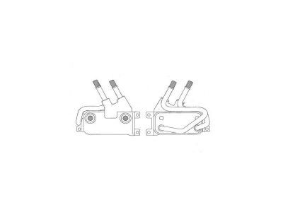 Radiator racire ulei motor, termoflot OEM/OES (Behr) BMW Seria 7 E65/E66, 03.2005-2008, motor 6.0 V12, 327 kw, 760i/iL benzina, cv automata, 137x69x6 foto