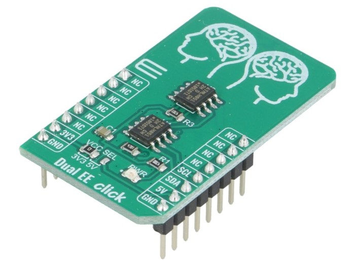 Placă prototip EEPROM I2C AT24CM02