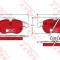 Set placute frana,frana disc SAAB 9-3 Cabriolet (YS3D) (1998 - 2003) TRW GDB1613DTE