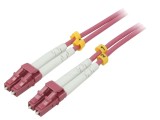 Patch Cord Fibra Optică OM4 LC/UPC 1m 50/125um Goobay 95934