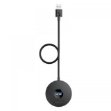 HUB extern Baseus Round Box, porturi USB: USB 3.0 x 1 + USB 2.0 x 3, conectare prin USB 3.0, lungime 1 m, negru, &quot;CAHUB-U01&quot; (timbru verde 0.8 lei) -