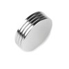 Magnet Neodim Disc 20x1.5mm, Argintiu, Lucios, Set 10 Bucati, 2.3Kg Sustinere