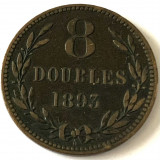 GUERNSEY 8 DOUBLES 1893, KM#7
