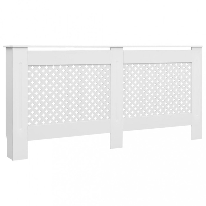 Masca pentru calorifer, alb, 172x19x81,5 cm, MDF