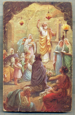 AD 266 C. P. VECHE -QUO VADIS ?- THE NIGHT PRAYER OF CHRISTIANS IN THE -PATATA foto