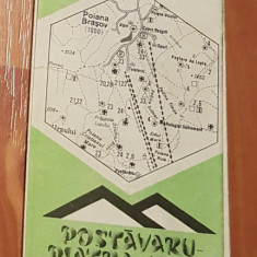 Harta Postavaru - Piatra Mare Harti turistice montane