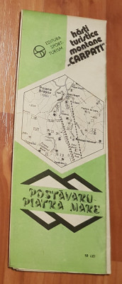 Harta Postavaru - Piatra Mare Harti turistice montane foto
