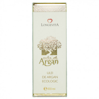 Ulei argan presat la rece eco 100ml longevita foto