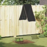 vidaXL Custodie pentru iepuri Argintiu 100 x 100 x 210 cm 42019245