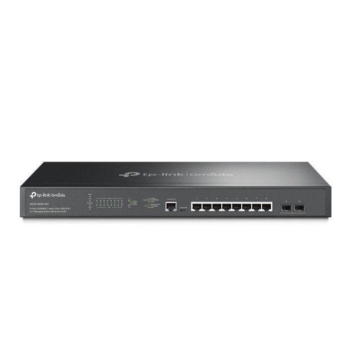 Switch 8 porturi PoE RJ45 2.5G, 2 x SFP+ 10G, L2 Management, 1U - TP-Link Omada SG3210XHP-M2