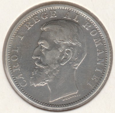 * Moneda 1 leu 1900 foto