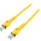 Patch cord S/FTP Cat6a galben 1m 27AWG