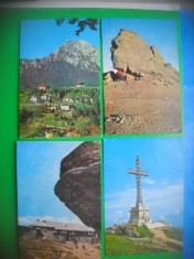HOPCT LOT 3133 BUSTENI -PRAHOVA- 4 CARTI POSTALE-CIRCULATE